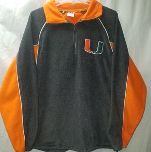 University of Miami fleece jacket